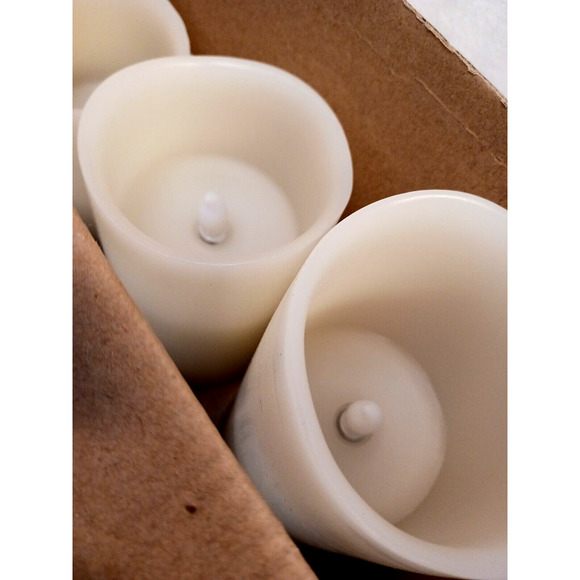 3 PROGRAMMABLE Flameless Candles Vanilla Candles 4 Hour Set Wax flickering flame - Picture 14 of 16